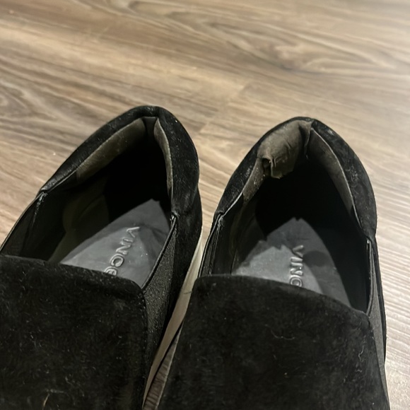 Vince Warren Platform Sneaker - Black Suede - Picture 3 of 4